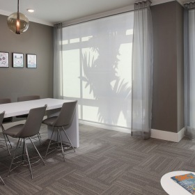 Co-working space large Co-working space with ample lighting